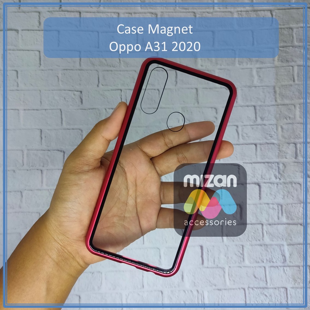 Oppo A31 2020 Hard Case Magnet Magnetic Glass