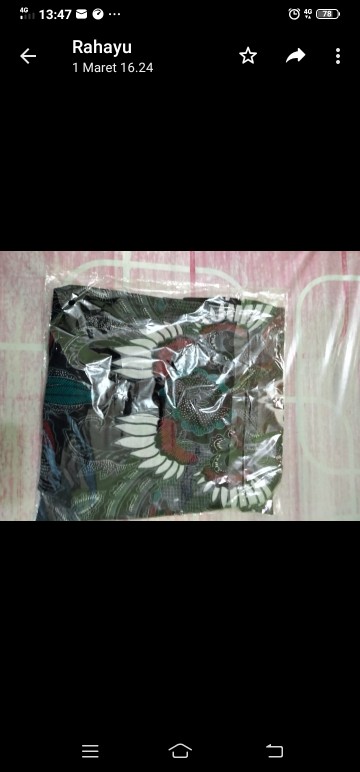 Kemeja Batik Pria Artis Adipati Dolken  M L Xl Terlaris