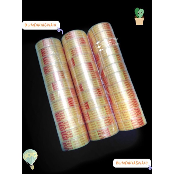

LAKBAN kecil isi 12pcs murah isolasi/lakban mini