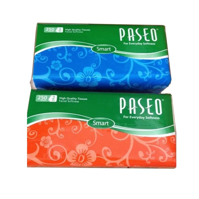 tisu facial tissue paseo 250 sheet 2ply