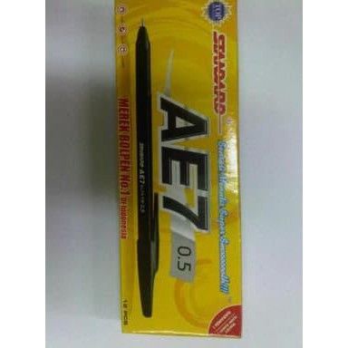 

Termurah Ballpoint Standard Ae-7 Hitam Pack 12 Pcs Offic