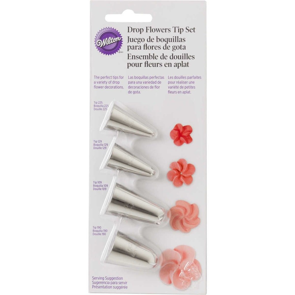 

Wilton drop flowers tip set