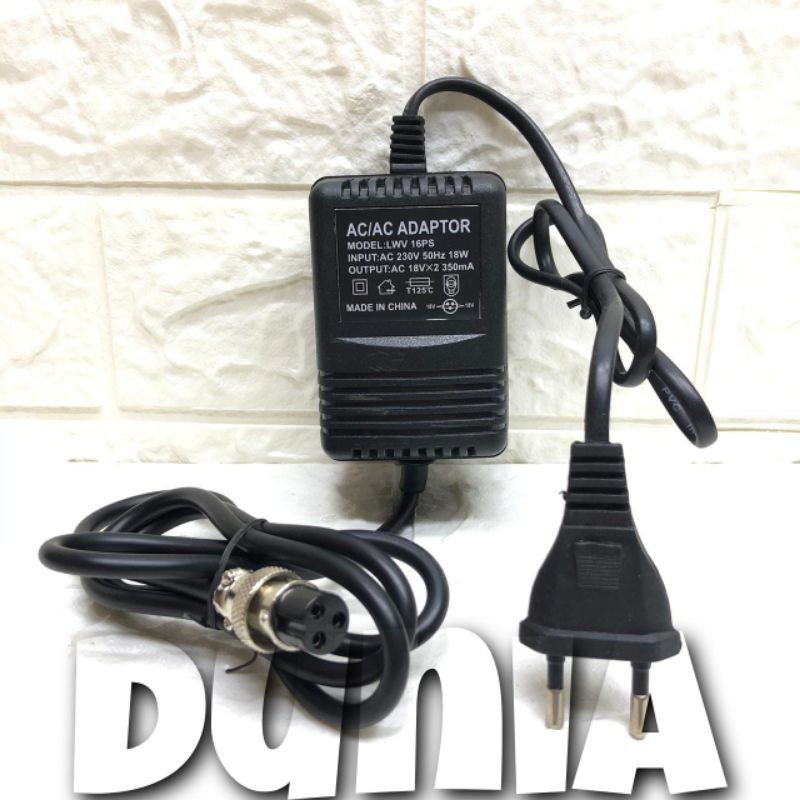 ds Adaptor Mixer Ashley Play 8 - Alesis AX8N AC 18Vx2 350mA