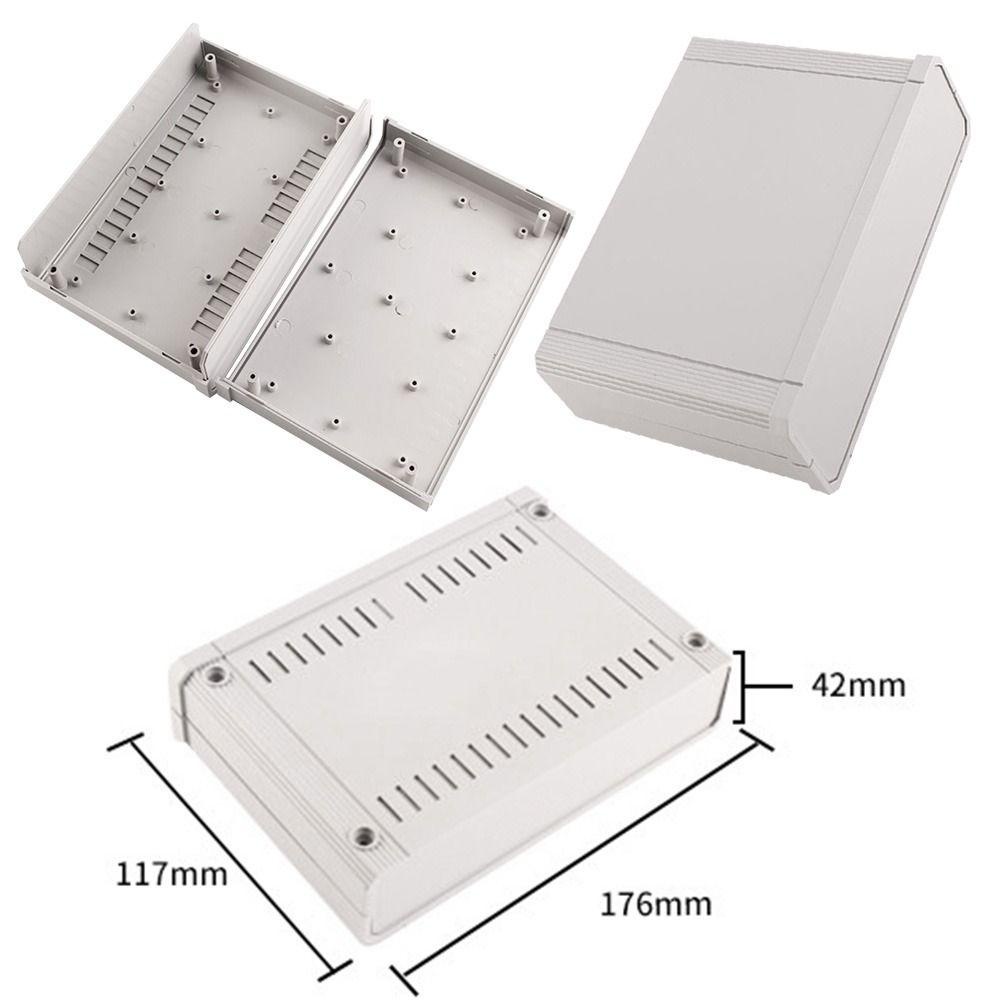 Top Kotak Proyek Elektronik Kotak ABS Panas Plastik DIY Modul Instrumen Case