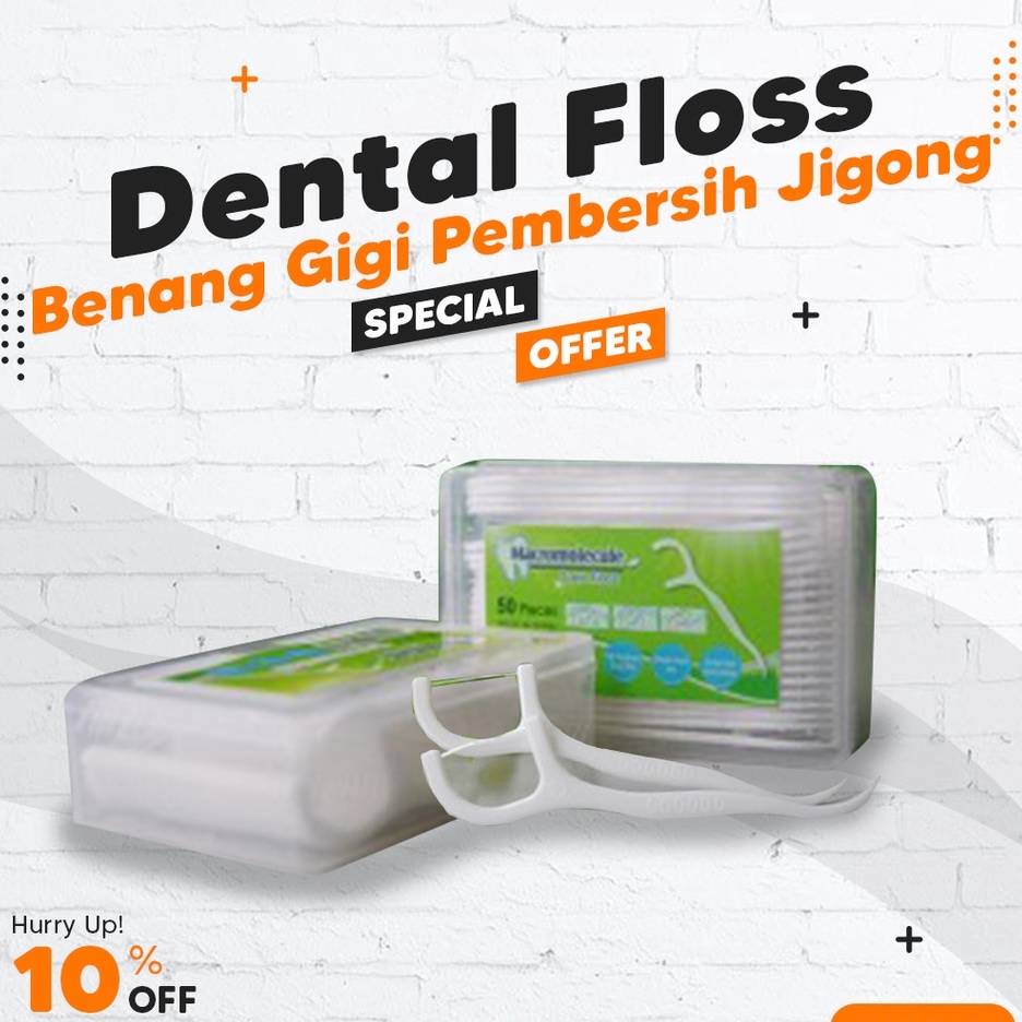 Benang Gigi Dental Floss Pembersih Gigi isi 50