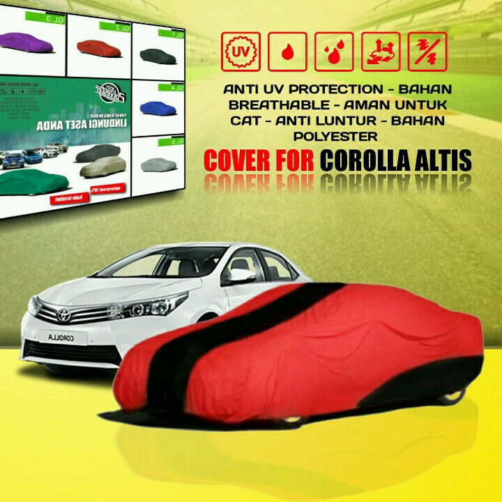 Toyota Cover Sarung Penutup Body Mobil Altis New 2020 2003 2004 2005 Murah 2010 Lama Old