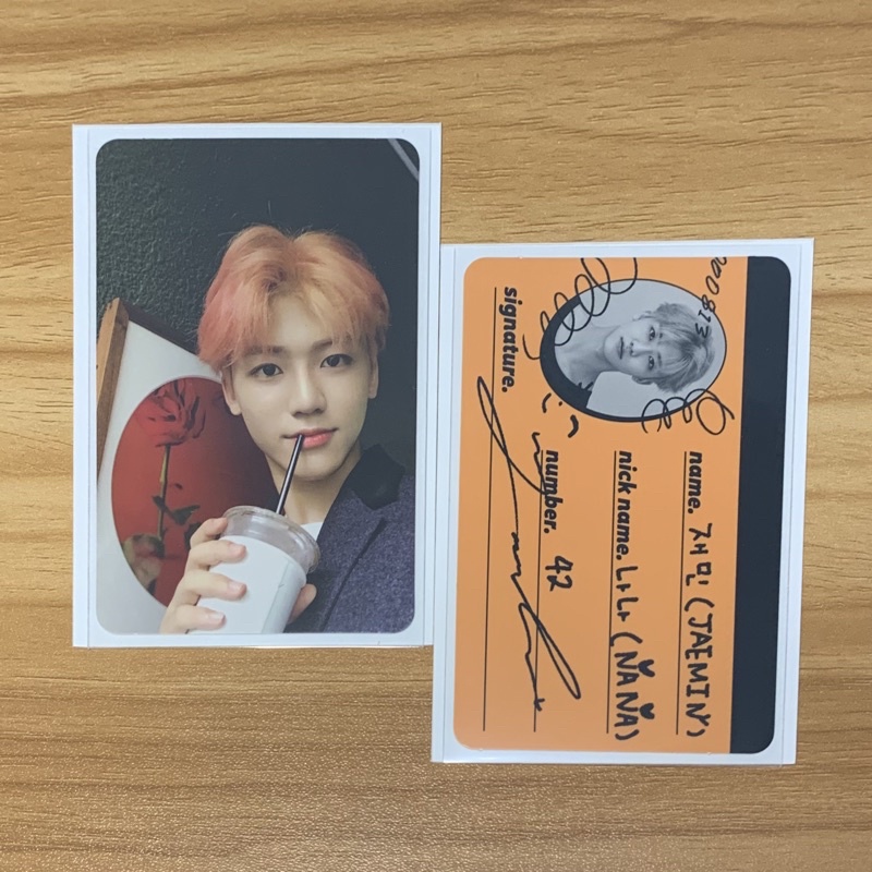 pc jaemin we go up & crew card
