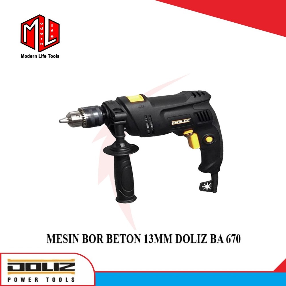 Mesin Bor Tembok Beton Doliz BA 670 Hammer Drill Impact Doliz BA670