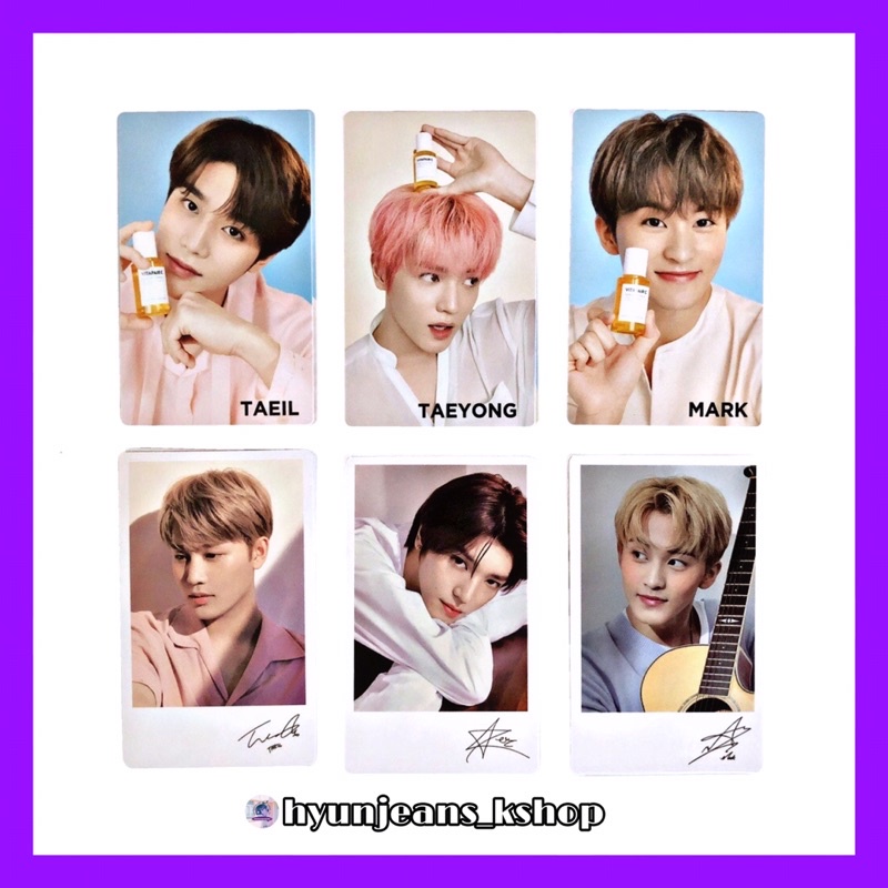 NCT127 x Nature Republic - MASK SHEET 6EA SET + 2 Set Photocard