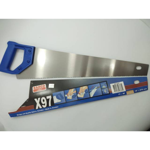 GERGAJI KAYU GG PVC BAHCO BIRU X97 19&quot;/GOROK GG PVC/GERGAJI RUNCING/GERGAJI POTONG BELAH KAYU POHON BERKUALITAS