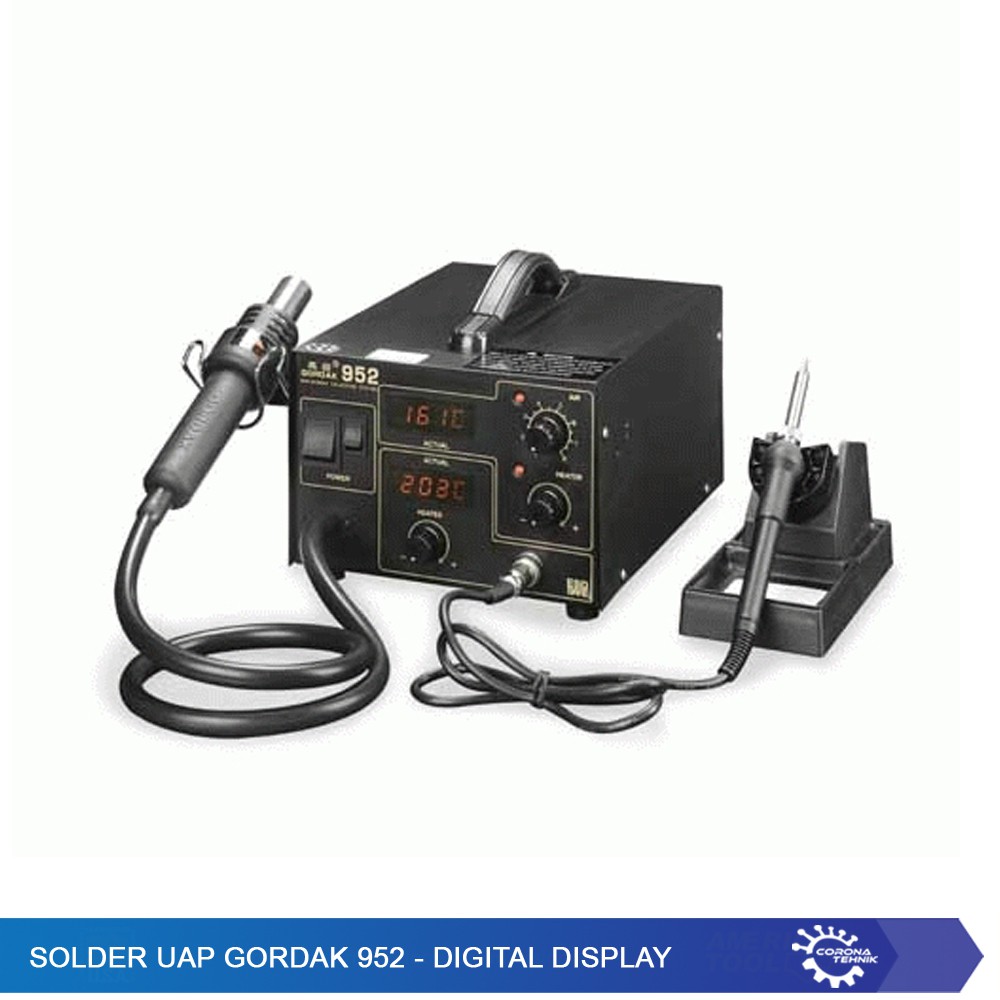 Solder Uap Gordak 952 Digital Display