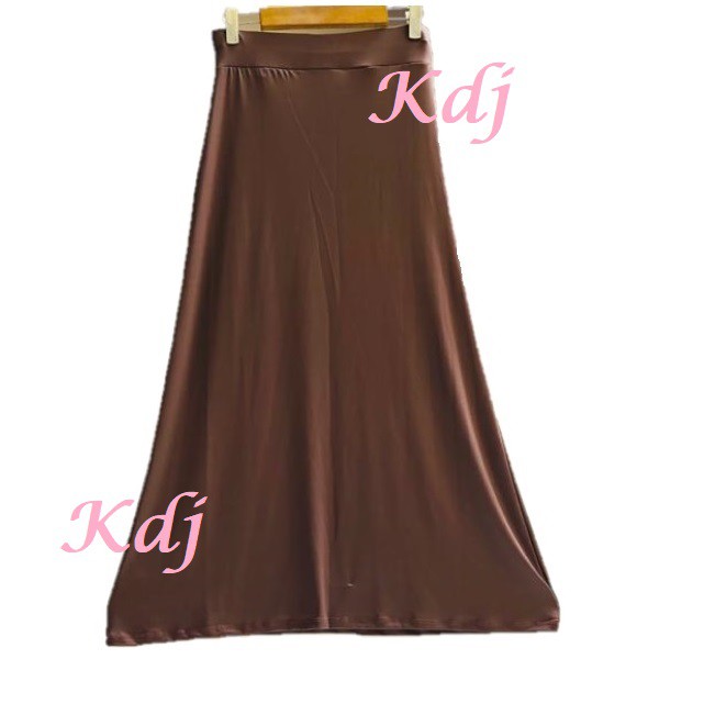 Rok Wanita Panjang Bahan Halus Adem Maxi Panjang Bahan Spandek muslimah skirt