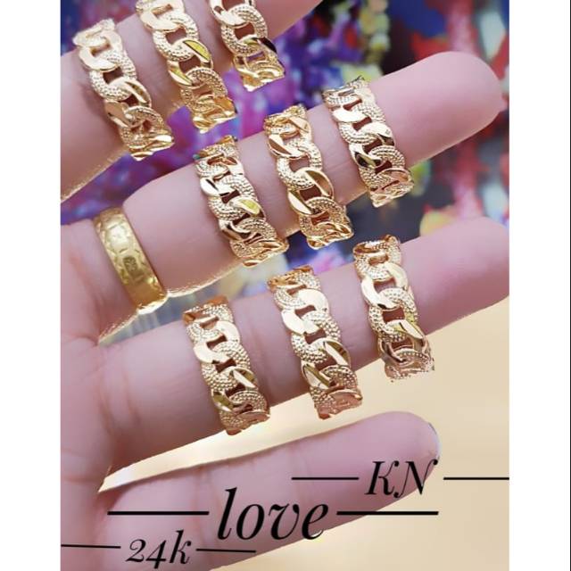 Cincin xuping lapis 24k 09