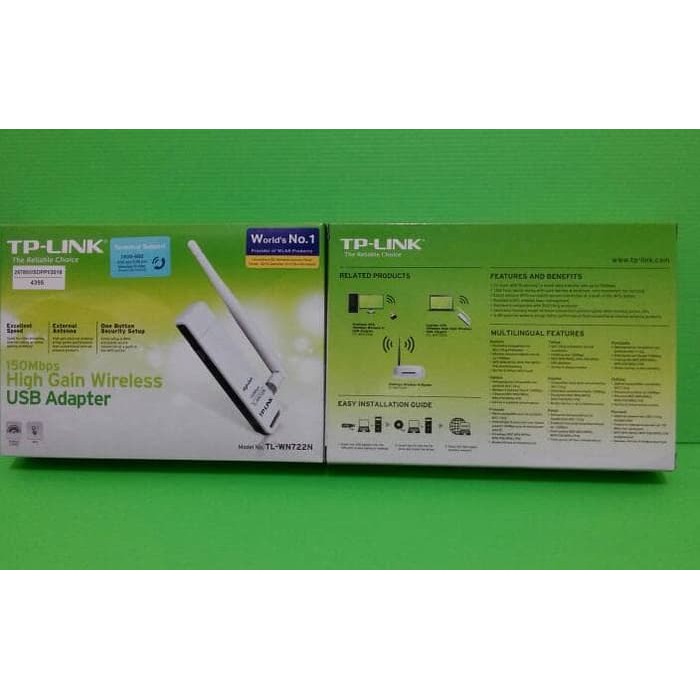 TP-LINK 150MBPS HIGH GAIN WIRELESS USB ADAPTER ~ TL-WN722N