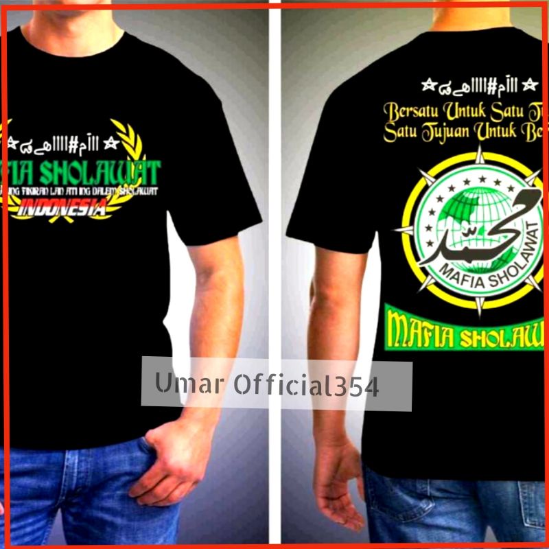 Kaos Baju Santri Mafia Sholawat Indonesia Distro Murah Terbaru Lengan Pendek,Kaos Pondok Mafish Indo