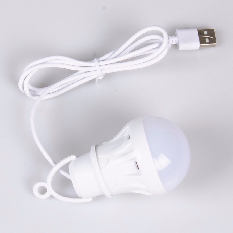 (Outdoor Darurat) Lampu Bohlam Gantung Ekstrim Terang Dengan Port Usb Untuk Camping / Hiking