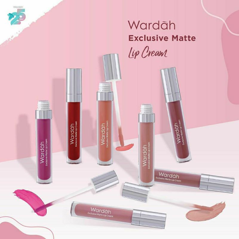 Lipstik Wardah Exclusive Matte Lip Cream Warna Intense dan Tahan Lama