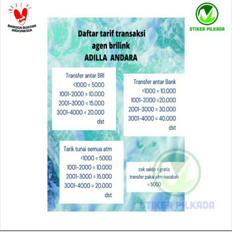 

STIKER DAFTAR HARGA BRILINK A4