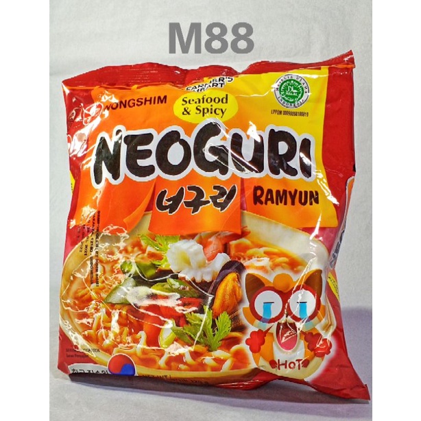 

Nongshim- Noeguri Ramyum 120gr (Mie instant Korea Seafood)