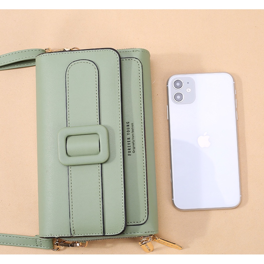 Tas Selempang Kulit Wanita Handbag Dompet Cewek Multifungsi FY005