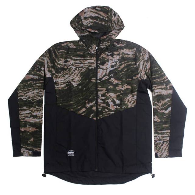 Jaket sporty skaters kombinasi motif