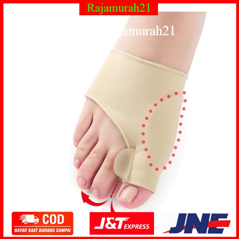 Welnove Sleeve Korektor Tulang Jempol Bunion Hallux Valgus Orthotics.