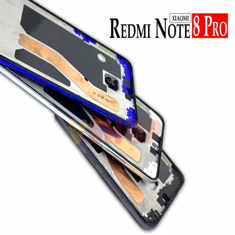 FRAME TULANG TENGAH LCD TOUCHSCREEN XIAOMI REDMI NOTE 8 PRO ORIGINAL