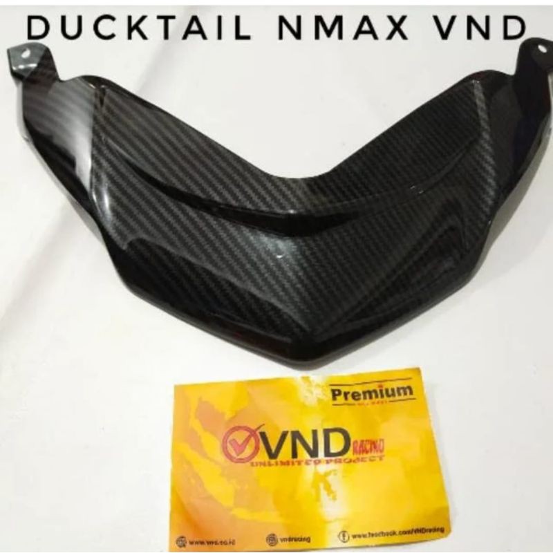 ducktail cover tutup atas stoplamp carbon Yamaha nmax 155 old pnp