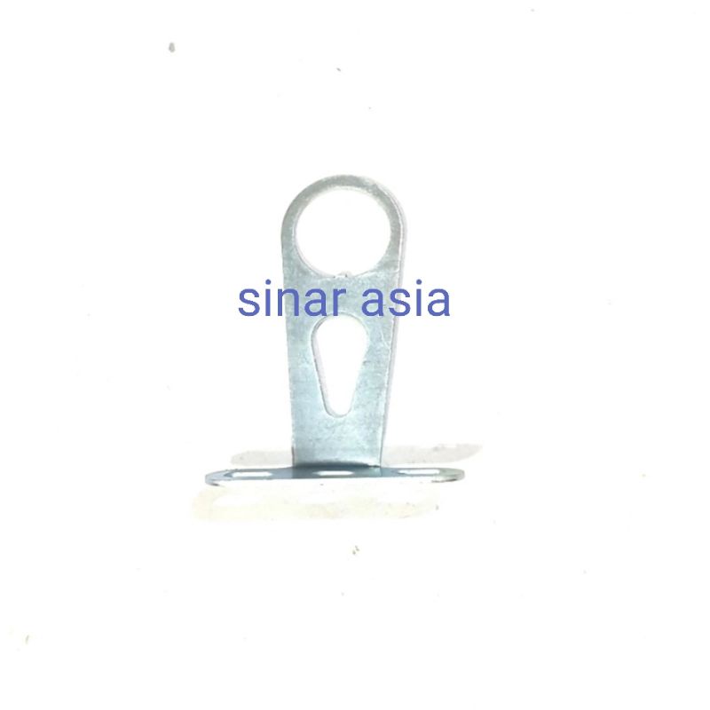 Besi dudukan / penyangga / breket  keranjang sepeda mini ( steel) - panj 9cm &amp; diameter 2.6cn