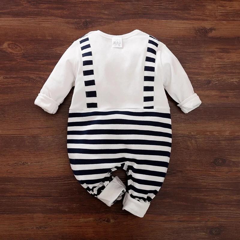 JUMPER BAYI LENGAN PANJANG / JUMPER BAYI MOTIF GARIS / JUMPER BAYI 0-24BULAN IMPORT / BA-858