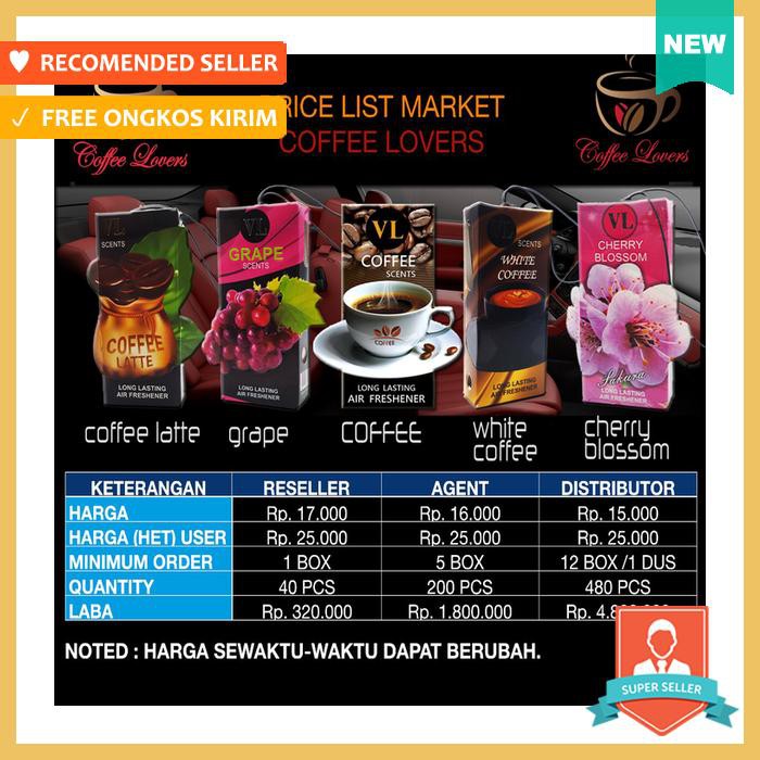 VL SCENTS CAR FRESHNER PARFUM MOBIL AROMA GRAPE