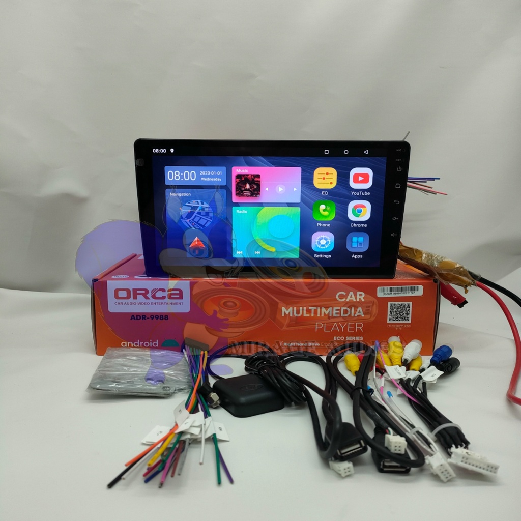 Head Unit Android Orca ADR- 9988 Eco Series Ram 2GB-16GB 9 Inch New-3
