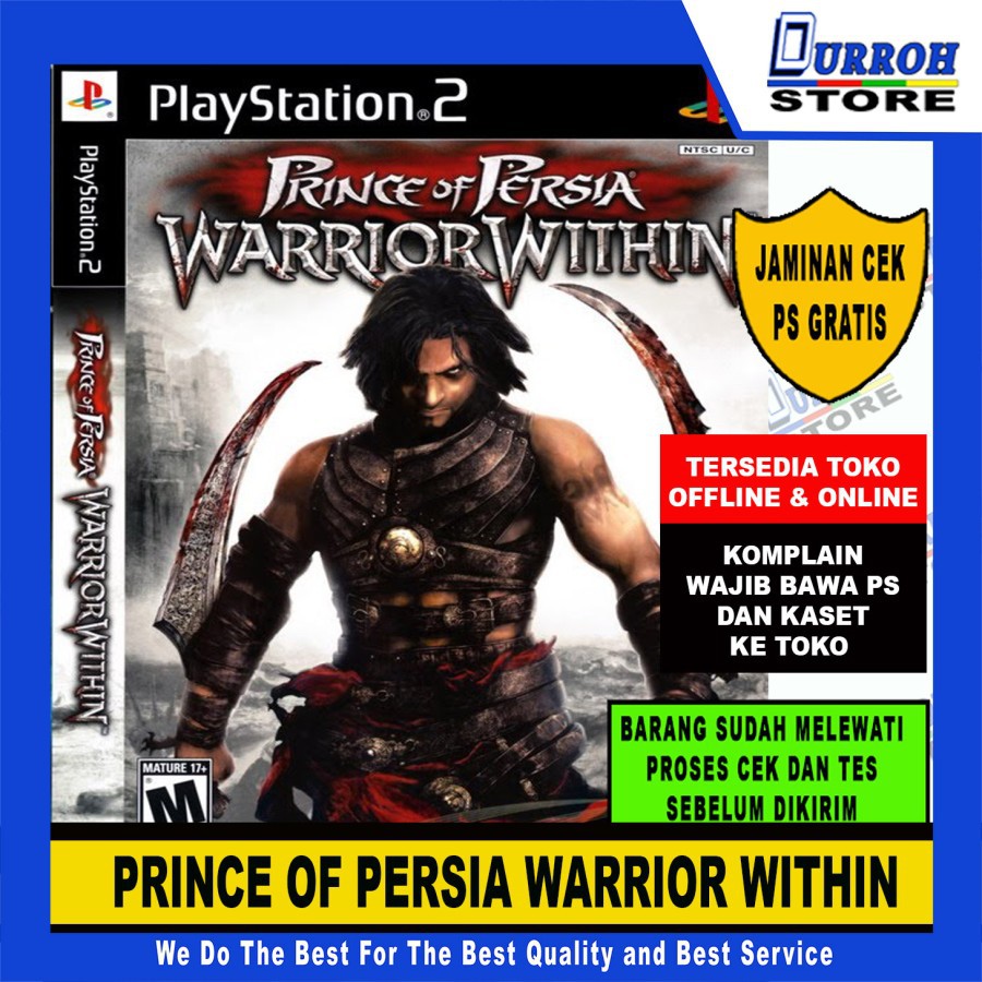 Jual Kaset Games Ps2 / Playstation 2 Prince Of Persia Warrior Within Indonesia|Shopee Indonesia