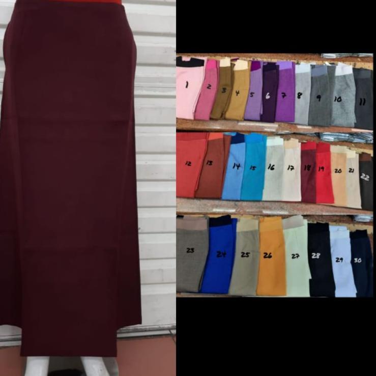 Terbaru.. Rok Kerja Panjang Letter A Rok Kerja Wanita Line A Rok Syakira Model A Rok Kantor Murah Of