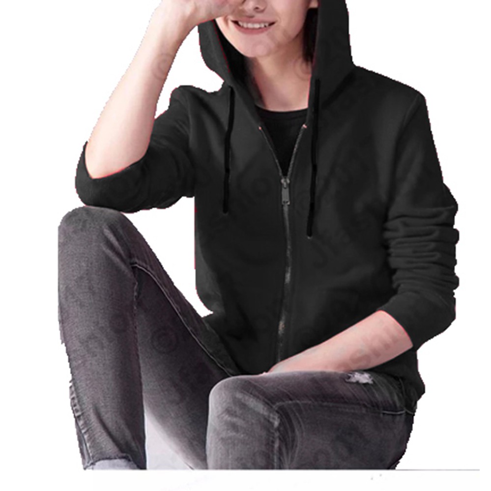 Jacket Wanita Resleting Hoodie - Yullia - JCCollections