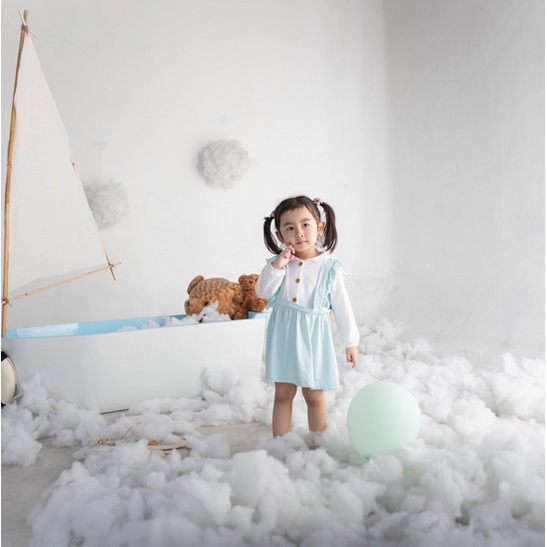 Bamboo and Bub - Airi Dress Baju Anak Bayi Balita Lucu Bambu Soft Terusan Perempuan Cewe Organic