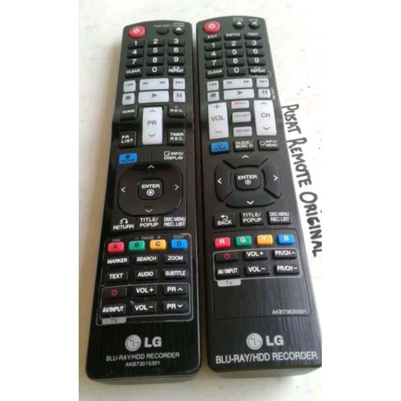 REMOTE REMOT DVD HDD RECORDER LG ORIGINAL ASLI