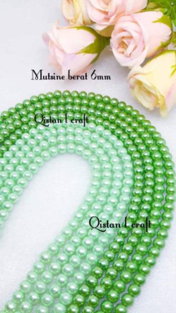 Mutiara berat sintetis 4mm 6mm 8mm