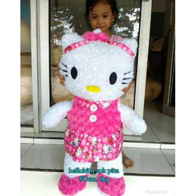 Hello kitty jumbo pita syahrini 80cm