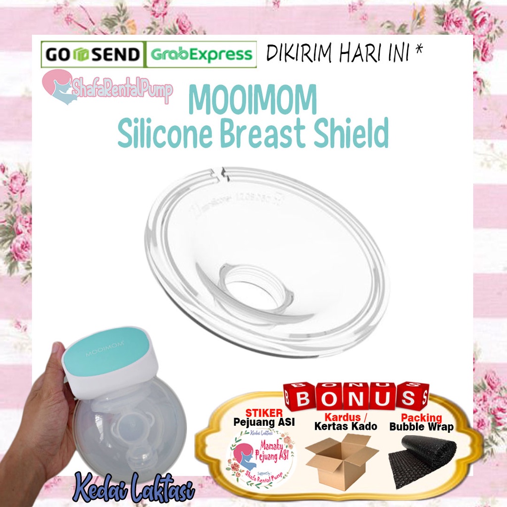 Silikon Corong Mooimom / Silicone Breastshield Mooimom / Sparepart Mooimom Handsfree