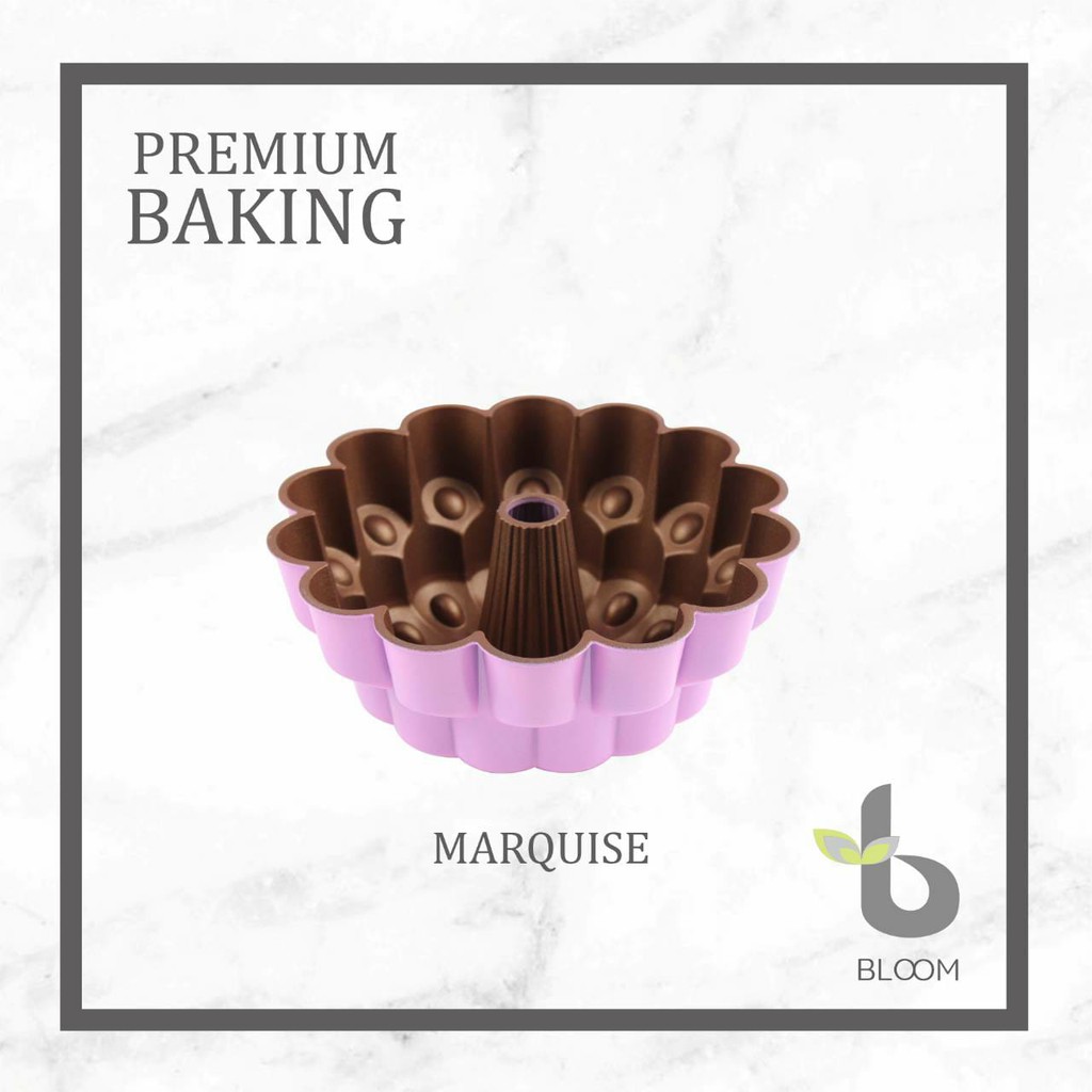 LOYANG CETAKAN KUE PUDDING MARQUISE BLOOM