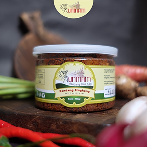 

UniNam Rendang Singkong 150gr Lauk Siap Saji Praktis Tanpa Pengawet dan MSG Resep Asli Padang Payakumbuh