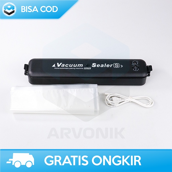 SEALER MAKANAN MESIN PRESS PLASTIK FOOD VACUUM SEALER 240V 80W HF002