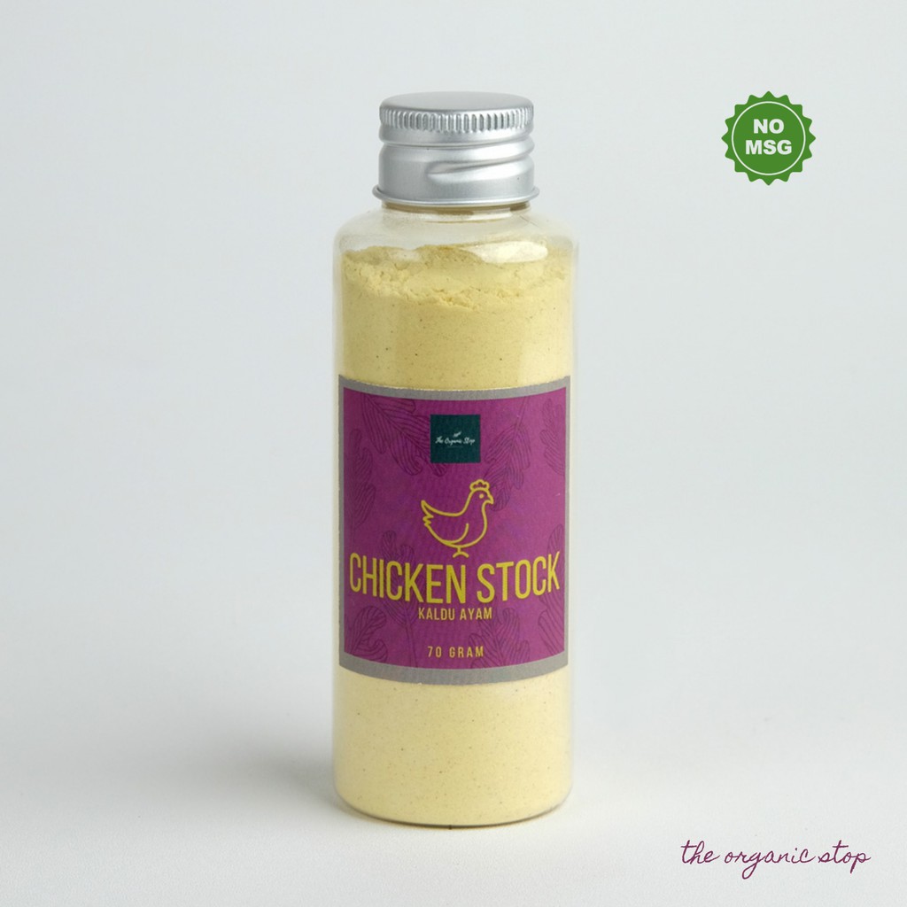 

TheOrganicStop Bubuk Kaldu Ayam Chicken Stock Non-MSG 70gram