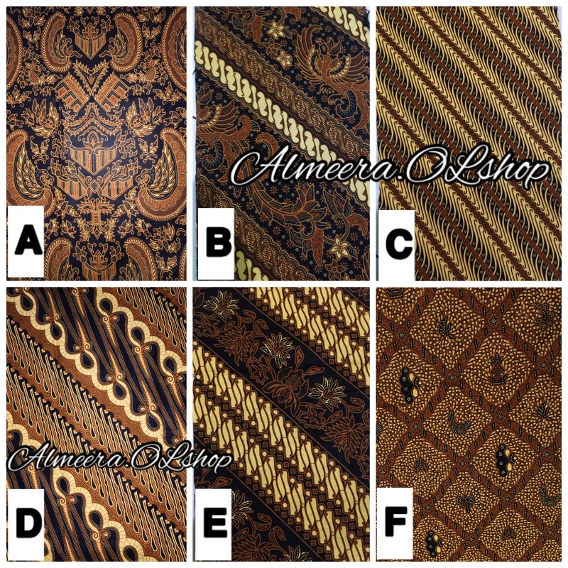 rok batik jarik klok lebar warna coklat free ring motif klasik lingkar pinggul 150 cm