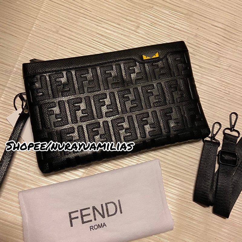 Clutch Fendi Import premium Clutch pria clutc fendi pria handbag fendi