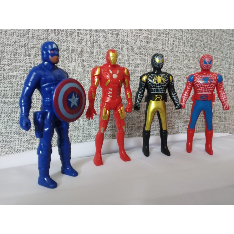 PROMO MAINAN ANAK LAKI LAKI 1 SET 4 PCS ROBOT SUPERHERO AVENGER 4 AGE OF ULTRON SNI