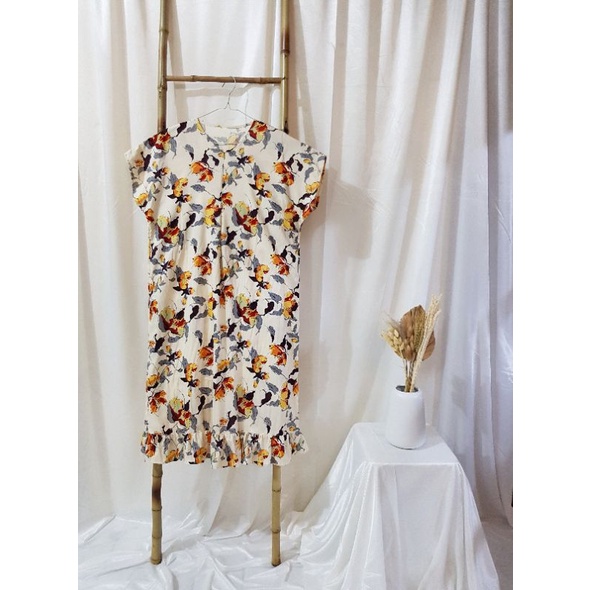 DASTER RUFFLE / DASTER RAYON / HOME WEAR / DASTER KEKINIAN / DASTER BAWAH LUTUT