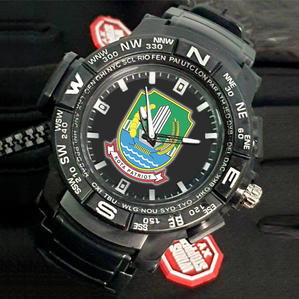 (EXCLUSIVE) Jam Tangan LOGO BEKASI Sport Bagus