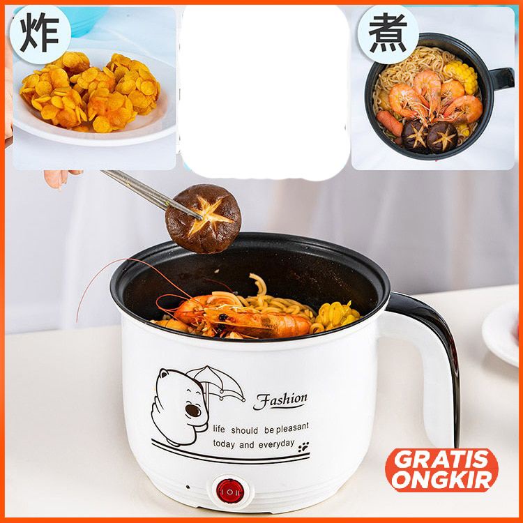 Panci Listrik Mini Hot Pot Electric Cooker 600W LZH-18D
